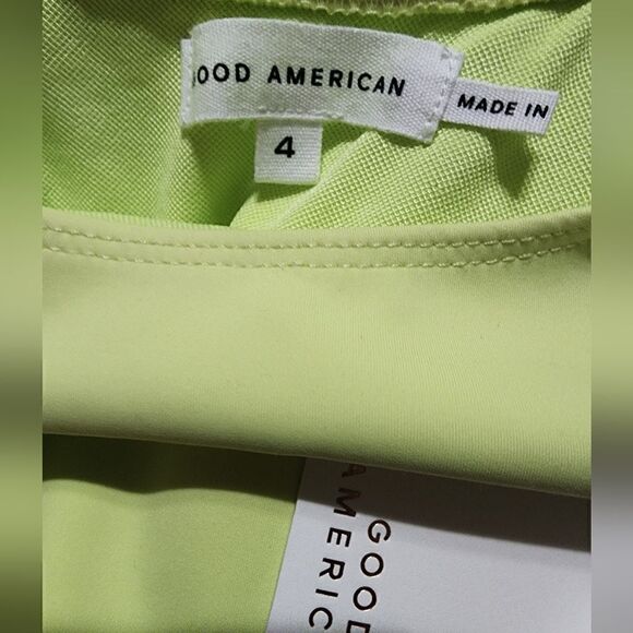 GOOD AMERICANStretch-jersey mini dress Size 4 NWT - Picture 3 of 4